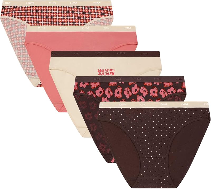 Lot de Culottes Les Pockets Coton Confortable Femme x5