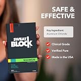 SweatBlock Clinical Strength Antiperspirant Wipes 20 Pack Men Women Teens view 7