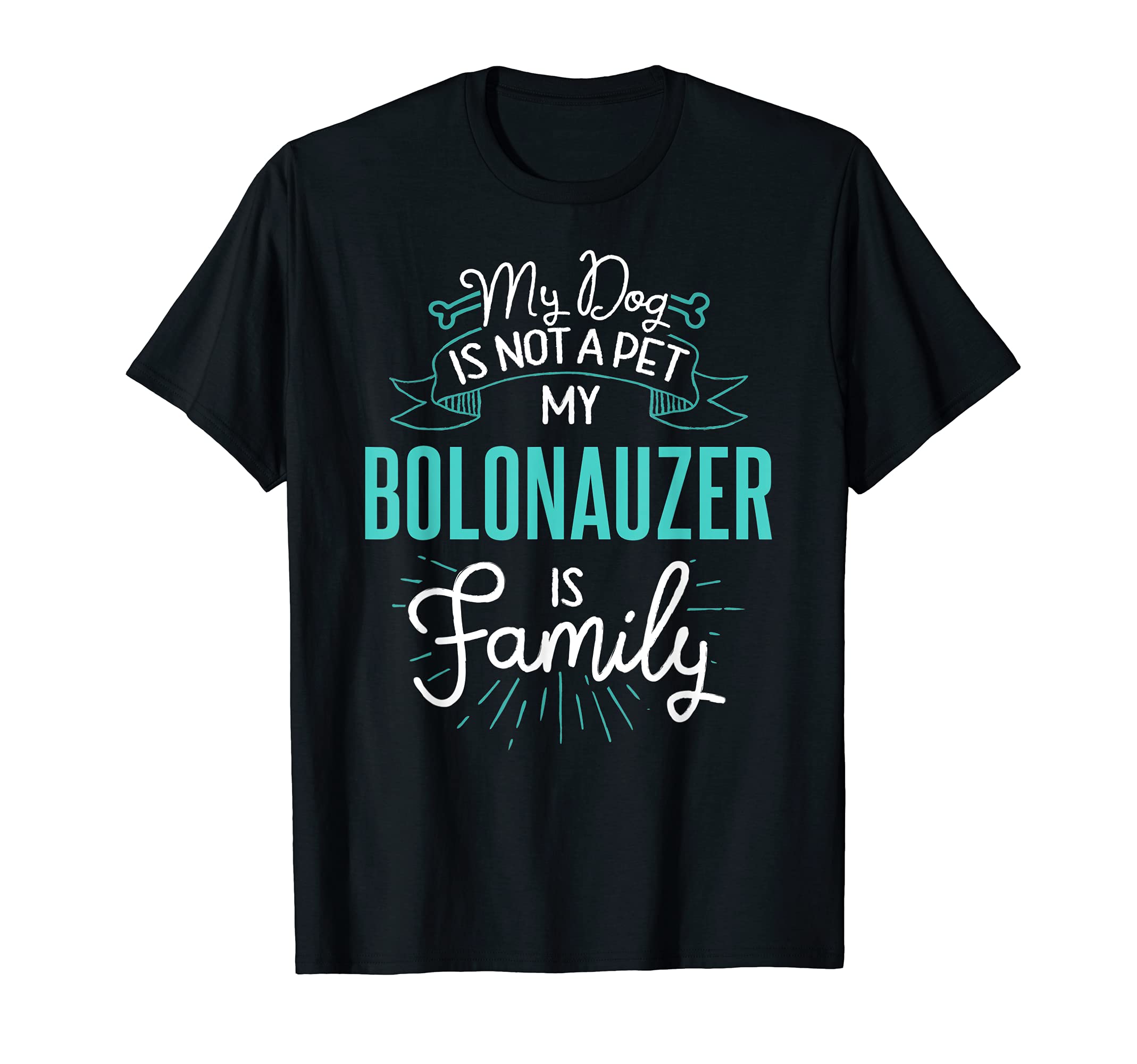 Cute Bolonauzer Design Family Dog Giftn T-Shirt