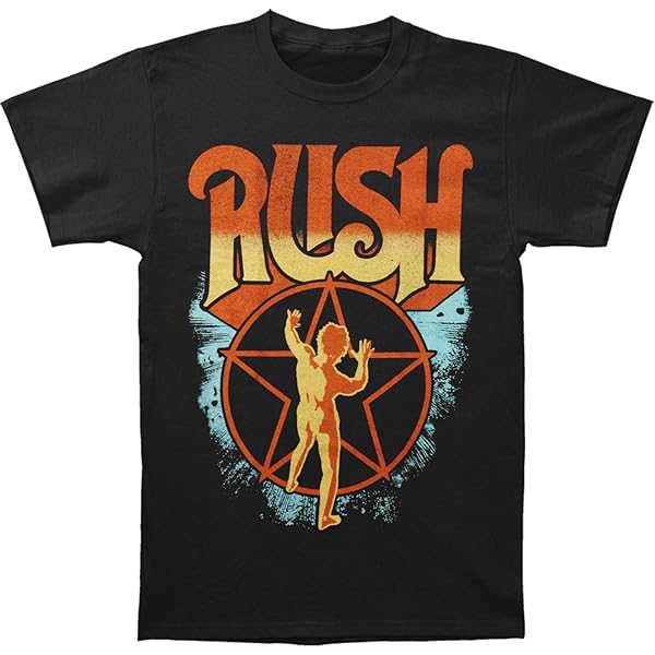 Amazon.com: Rush Men's Starman 2112 Adult T-Shirt Black