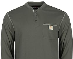 BOCOMAL FR Shirts for Men 5.5oz Lightweight Long
