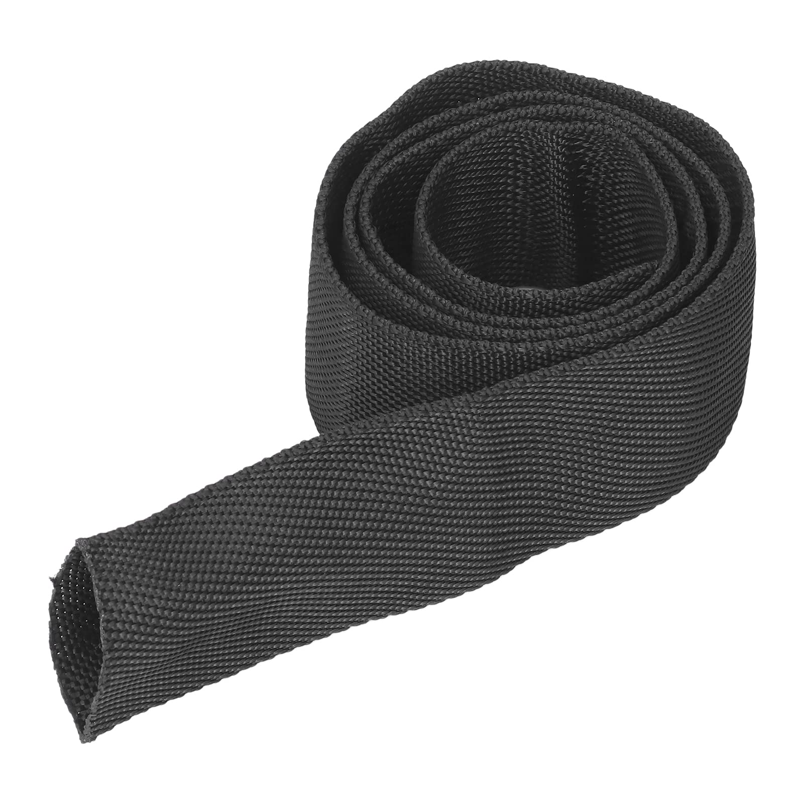 Akozon Winch Rope Sleeve, Polyester Winch Rope Protector Universal Winch Cable Cover For 5cm(1.97in) Width Cable Line (1M)