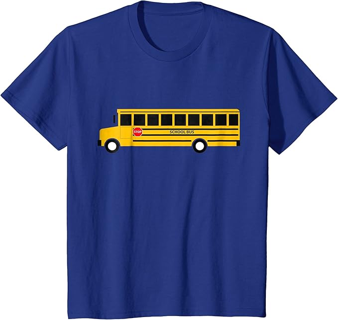 Kids School Bus TShirt Clothing