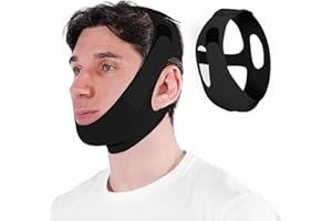 NOIKO Chin Strap for Sleeping, Effective Anti Snoring Device, Snore Stopper Breathable and Durable for Adult