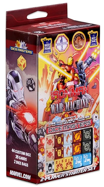 Wizkids Dice Masters Marvel Comics Iron Man And War Machine Starter Set