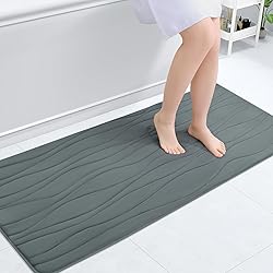 Buganda Memory Foam Bathroom Rug Mat 59x20, Extra