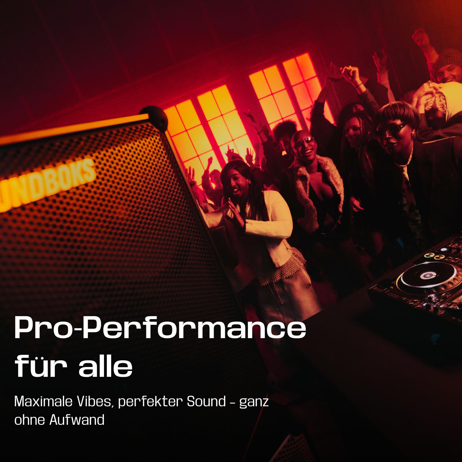 SOUNDBOKS 4 - Bluetooth Performance Speaker - USB-C-Aufladung Akku - Lautester Party Lautsprecher mit 40 Stunden Akku - Kabelloser und tragbarer Lautsprecher - Designed in Dänemark - 126dB (Schwarz) 6