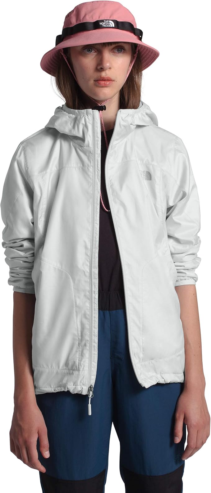 nike hoodie grey and white