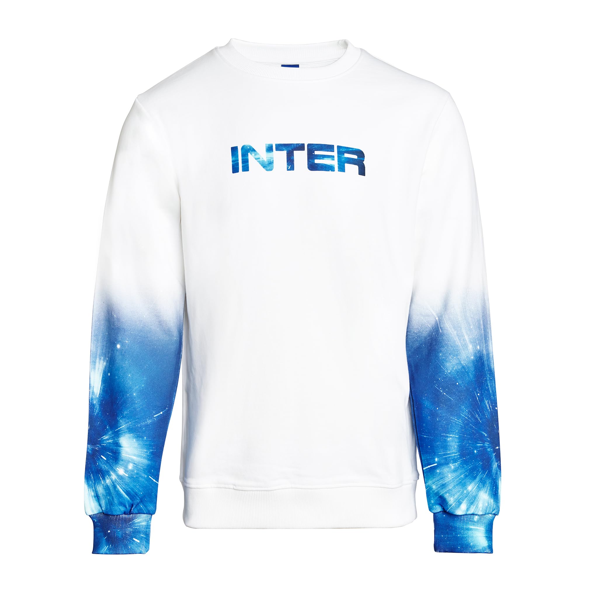 Inter Felpa Galaxy Crew Neck Sweatshirt, White, L