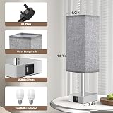 Aooshine Touch Bedside Lamps Set of 2 with USB-C A+ Charging Ports view 8