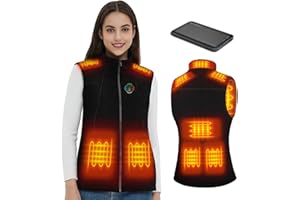 KOVNLO Heated Vest Women with Battery Pack Included, Smart Electric Lightweight Heated Jacket