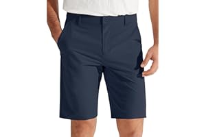 Libin Men's Golf Shorts 7" 9" Work Dress Shorts Casual Flat Front Hybrid Shorts Lightweight Quick Dry Water Resistant