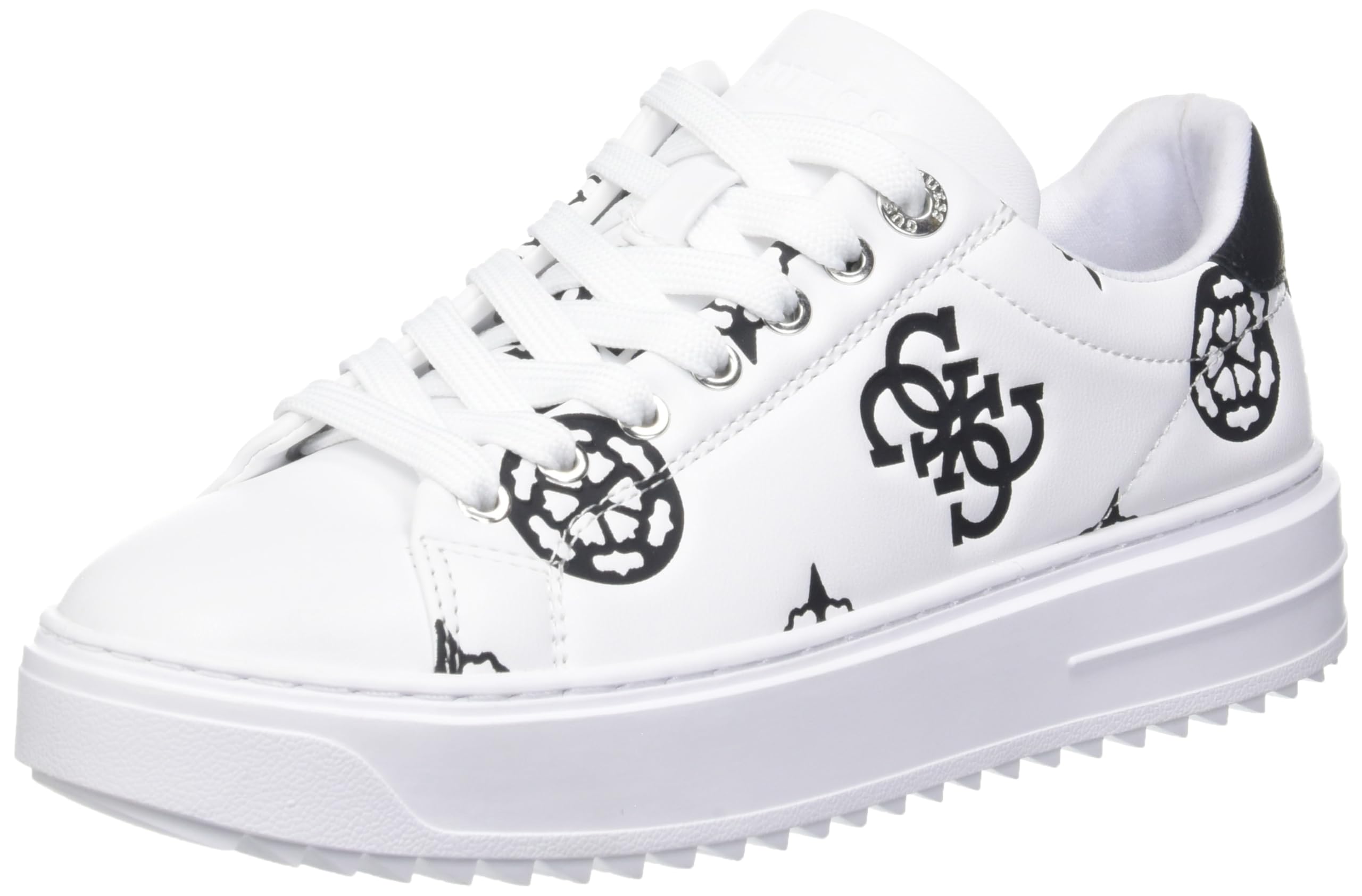 Guess Women's DENESA Sneaker, White 148, 10 Image