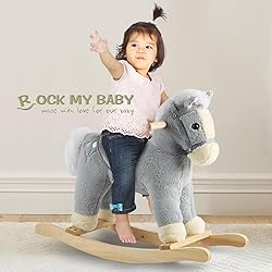 Rock My Baby Pony Rocking Horse, Plush Stuffed
