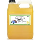 Dr Adorable - 32 oz - Flax Seed Oil - Unrefined 100% Pure Natural Organic Cold Pressed