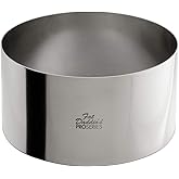 Fat Daddio's SSRD-6030 Cake & Pastry Ring, 6 x 3 Inch, Silver