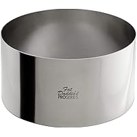 Fat Daddio's Stainless Steel Round Cake & Pastry Ring, 6 x 3 Inch