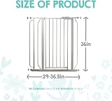 Regalo Safety 91.4cm Extra Tall Baby Gate for Doorways & Stairs 73.6-90cm view 2