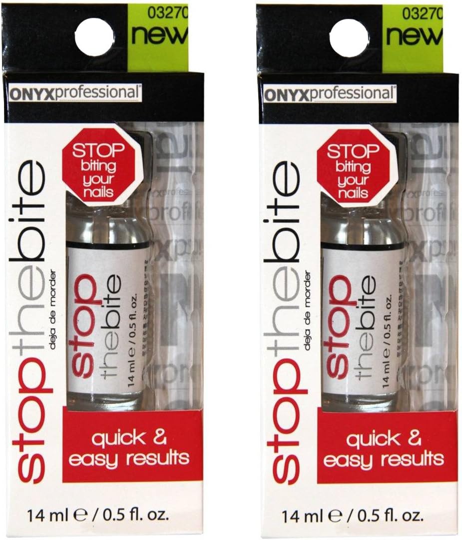 Onyx Professional Nail Biting & Thumb Sucking Deterrent Nail Polish 0.5 Fl oz - Stimulates Nail Growth & Can Be Used As Top Coat or Base Coat (2)