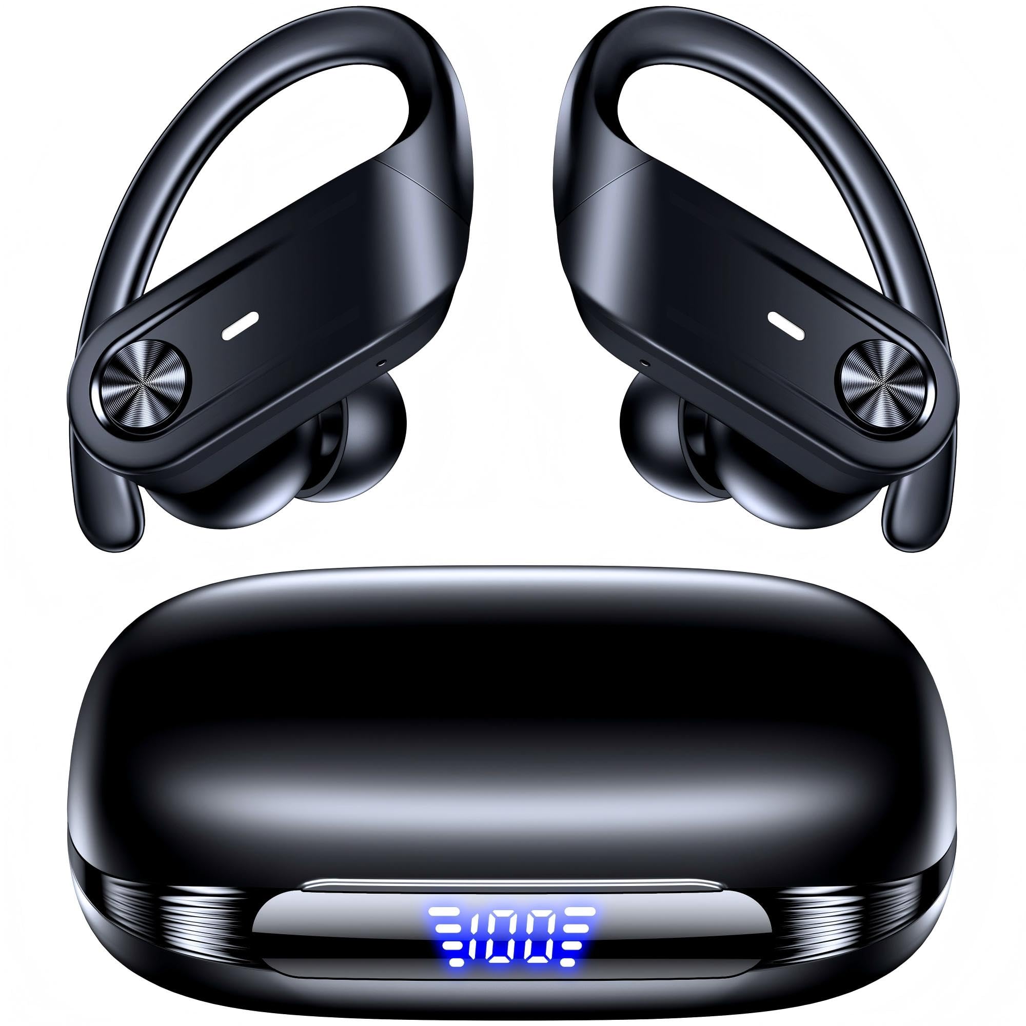 Photo 1 of ***THE PRODUCT DOES NOT HAVE A CABLE TO CHARGE THE PRODUCT***TAGRY Ear Buds with Earhooks Waterproof 80 Hrs Playtime