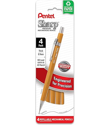 Amazon.com : Pentel Sharplet-2 Mechanical Pencil, Brown Barrel