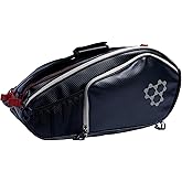 CRBN Pickleball - Pro Team Tour Pickleball Paddle Bag with Built-In Zip-Off Sling Bag - Padded Side Pockets for 6 Paddles, Shoes & More