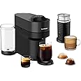 Nespresso Vertuo Pop+ Coffee and Espresso Machine by De'Longhi with Aeroccino Milk Frother, Liquorice Black