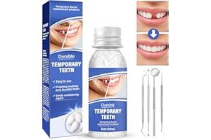 SCOBUTY Tooth Repair Kit, Moldable Tooth Replacements Kit for Fixing, Dental Care Kit Filling DIY at Home, Restoring Your Confident Smile