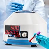 Mxmoonant Centrifuge Machine, 15mlX6 Lab Benchtop PRP Centrifuges | 300-4000RPM Speed Control, 0-100Min Timer, LCD Digital Display, Time &amp; Speed Control, Easy Operation, 1953xg, 110V