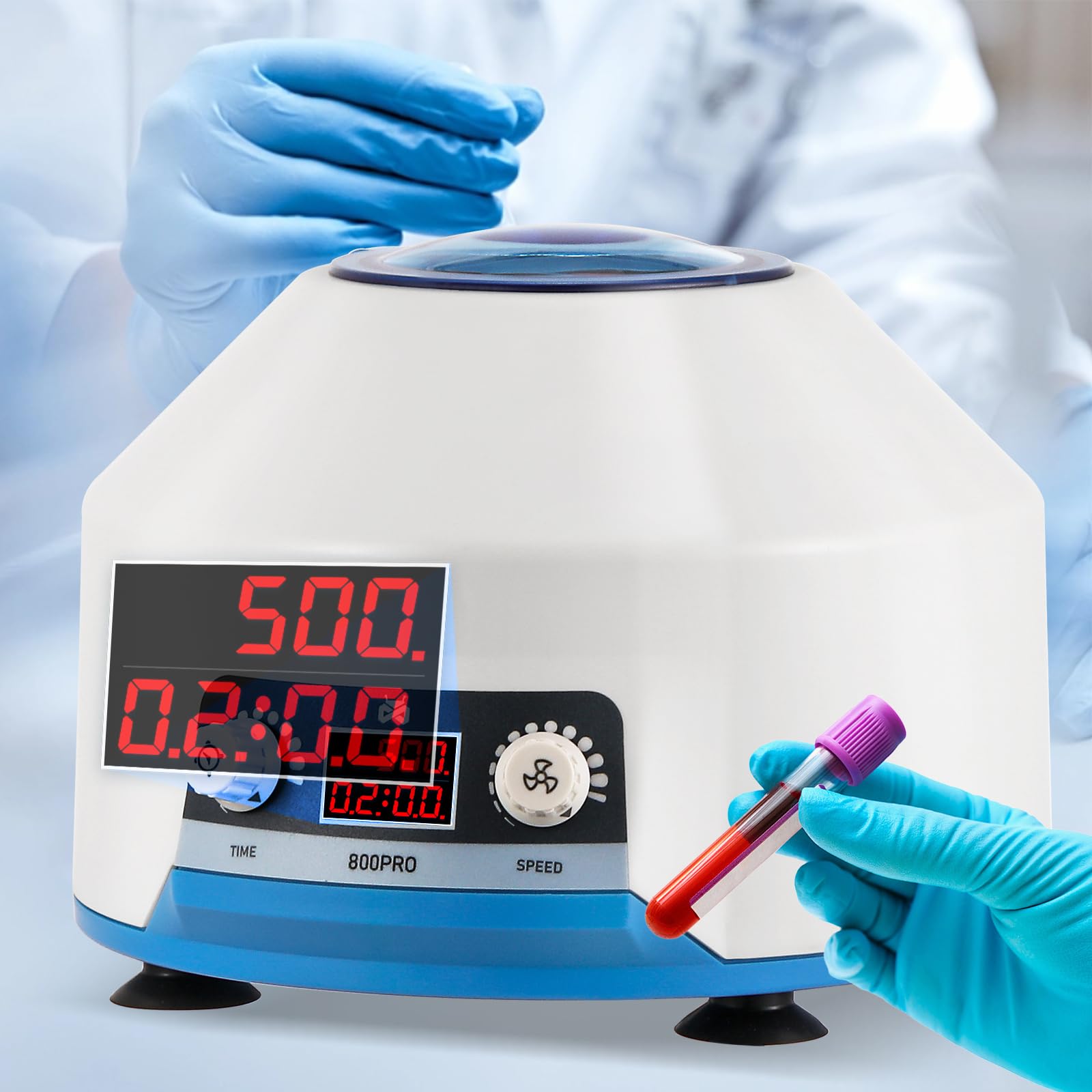 Mxmoonant Centrifuge Machine, 15mlX6 Lab Benchtop