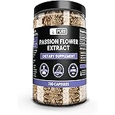PURE ORIGINAL INGREDIENTS Passion Flower Extract (730 Capsules) No Magnesium Or Rice Fillers, Always Pure, Lab Verified