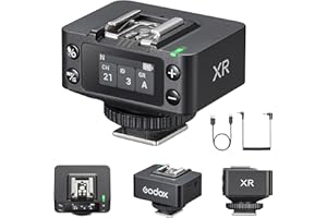 Godox XR 2.4G TTL High Speed Sync Wireless Flash Trigger,Remote Flash Receiver (for Nikon/for Canon)