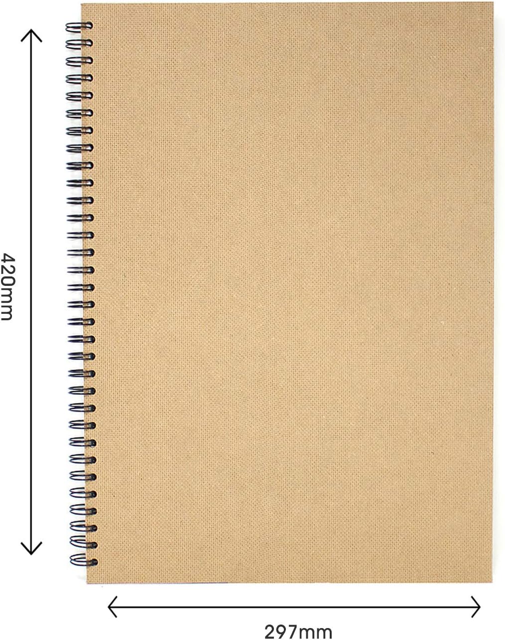 Artway Enviro, Spiral Bound A3 Sketchbook, Portrait, 70 Sides/35 Pages of Recycled 170gsm Drawing Paper - Image 5