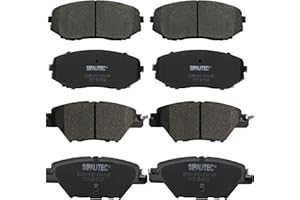 SIPAUTEC-Front & Rear Carbon Fiber Ceramic Brake Pads Replacement For 2016-2022 Mazda CX-9