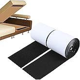 4 Inch Wide Hook and Loop Tape with Adhesive, Nylon Self Adhesive Heavy Duty Strips Fastener for Sofa, Keep Couch Cushions from Sliding,Keep Carpet in Place (Black, 9 Feet)