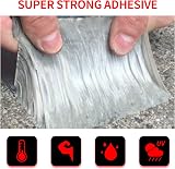 TAPEBEAR Butyl Tape 100mm x 5m Waterproof Sealant 12 Rolls Silver view 5