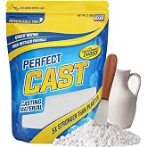 Perfect Cast Mold Casting Powder for DIY Sculptures &amp; Crafts, 2 lb Bag | Fast-curing, non-toxic water-based material for jewelry, models &amp; creative casting projects, USA Made
