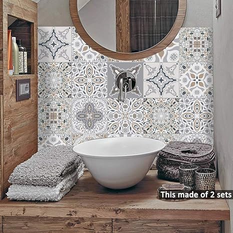 Alwayspon Floor Wall Tile Transfers Sticker For Home Decor Peel