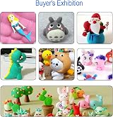 CiaraQ 24 Colors Polymer Clay Set Non-Toxic Oven Bake DIY Modelling Clay view 8