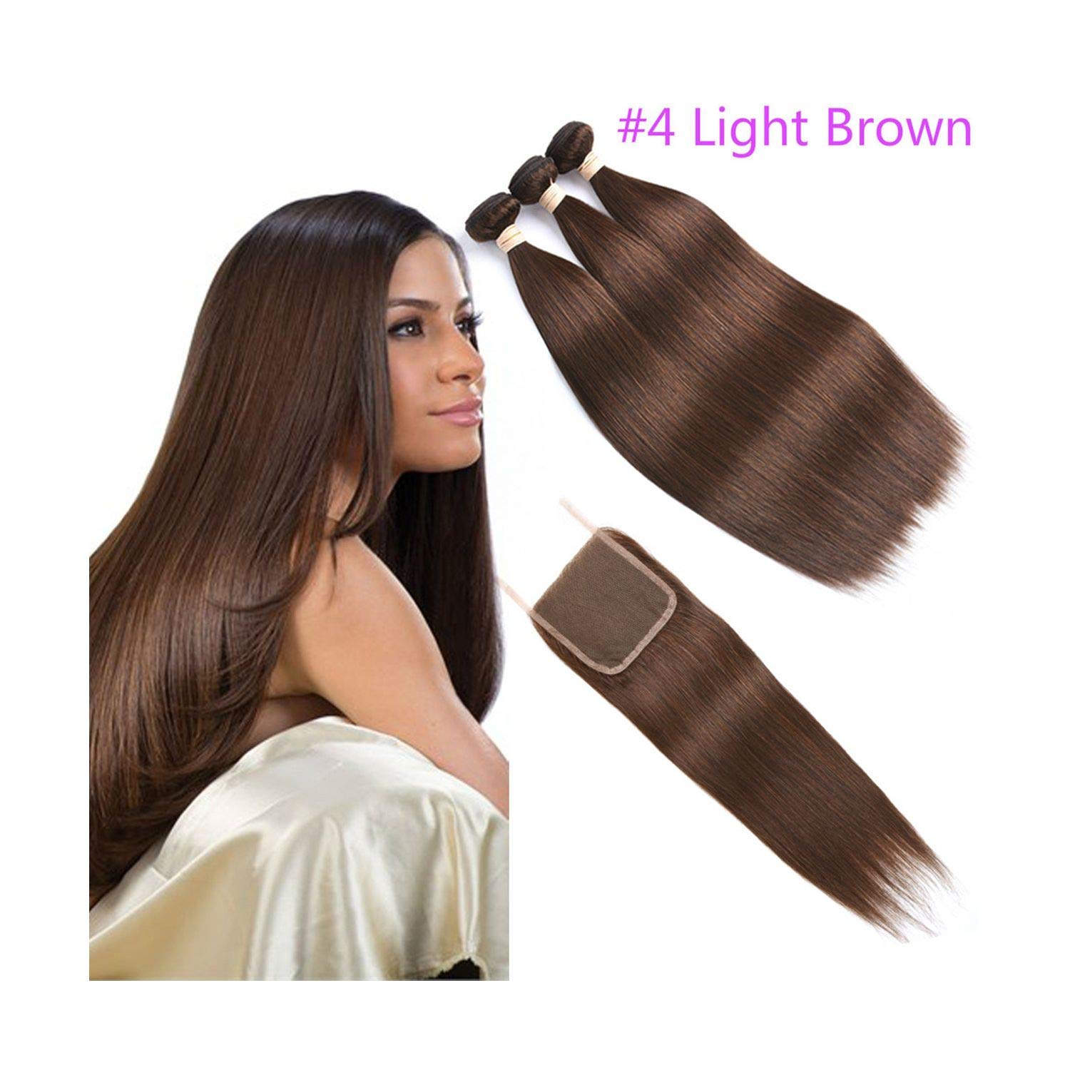 Amazon Com Brazilian Hair Weave Straight Human Hair 1 3 Bundles