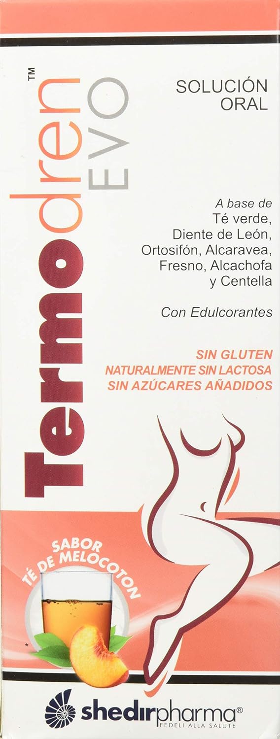 Shedir Termodren Evo Peach Taste 500ml 1 Piece 150g, 500 ml (Pack of 1)