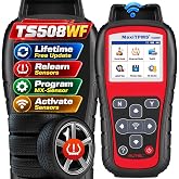 Autel MaxiTPMS TS508WF TPMS Relearn Tool, Upgrade of TS508 / TS408 TPMS Tool, Activate/Relearn All Sensors, Program Autel Sensors, TPMS Reset/Diagnosis, Read/Clear TPMS Code, Free Lifetime Update