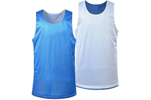 BABYHEALTHY Men's Reversible Basketball Jersey Blank Mensh Jersey Team Uniform Custom Basketball Shirts XS-XXL