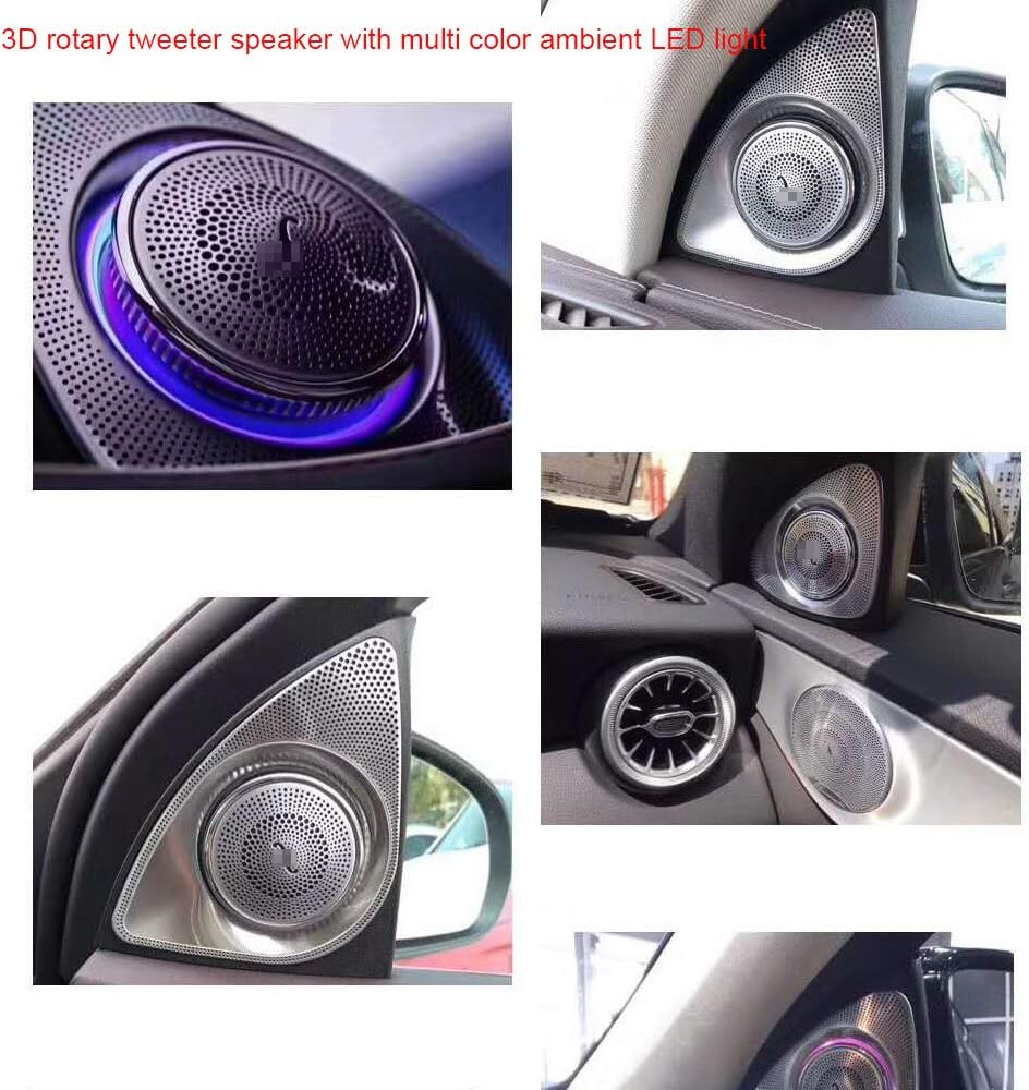 mercedes benz speaker 3d rotary tweeter