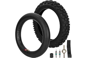 WATODAY 2.50-10 Tire and Inner Tube for CRF50/XR50 DRZ70/JR50 PW50 Coolster QG-210 QG-213A MX650 MX500 Baja Dirt Runner 49 CR60R SX500 Dirt Rocket QG-210 MVX70 MVX110 Tao db10 PW50