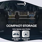 TANNESS Car Boot Seat Organiser with Adjustable Straps Medium Large 90x12x25cm view 3