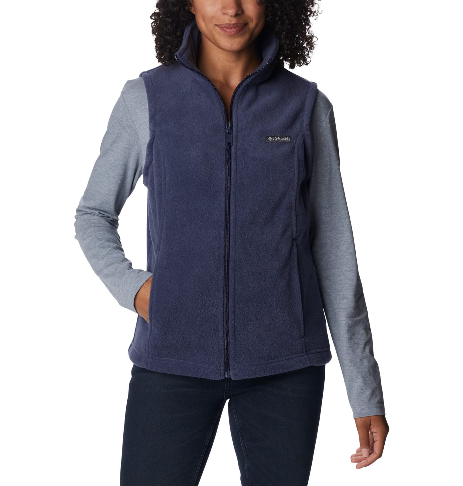 Columbia Women's Petite Benton Springs Vest Petite, Nocturnal, PXL Image
