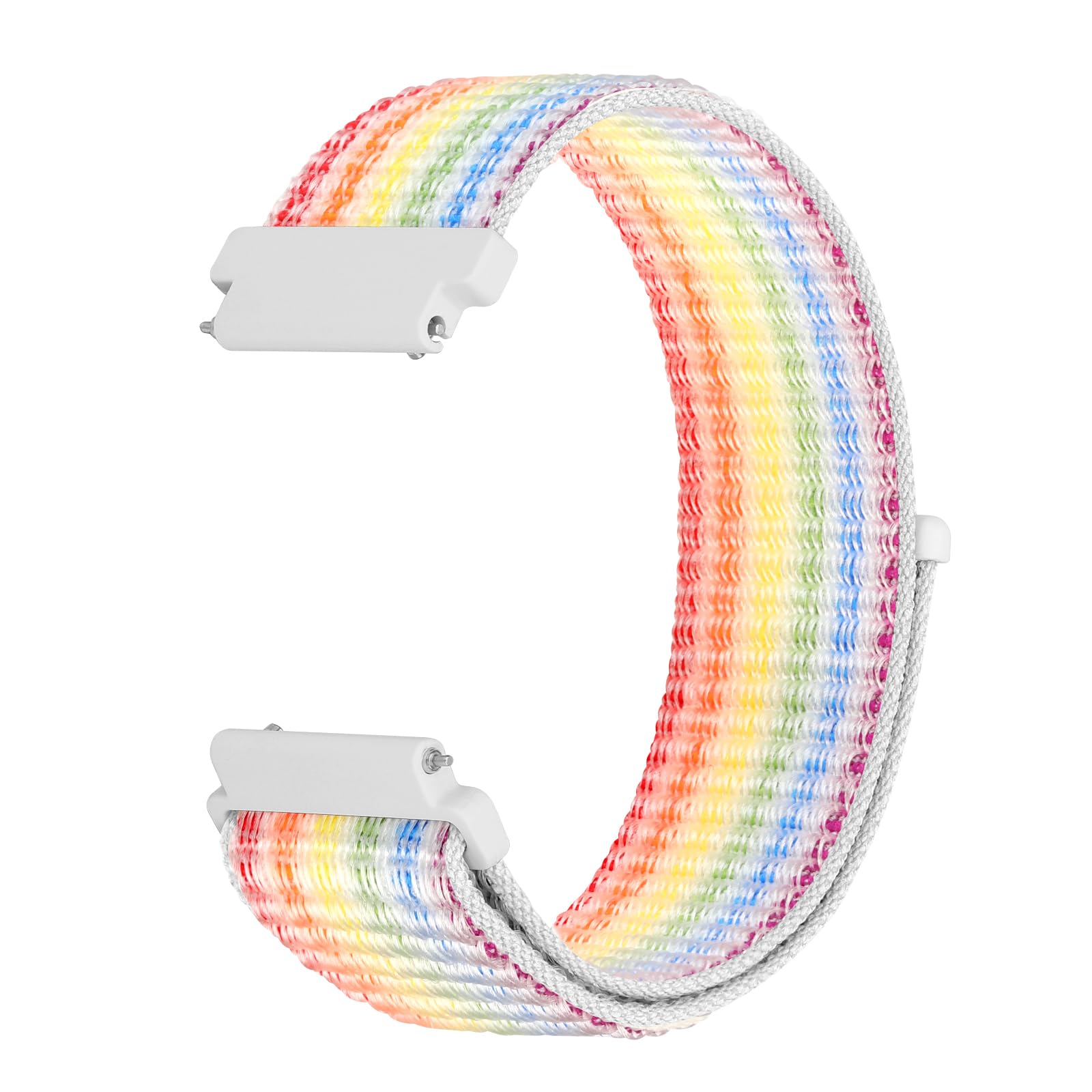 KIBDSNG Nylon 22mm Watch Strap Compatible with Garmin Venu 4 45mm/Venu 3/Venu 2/Vivoactive 4 45mm/Forerunner 255/265,Adjustable Sport Band for Samsung Galaxy Watch 46mm/3 45mm/Gear S3 Classic/Frontier
