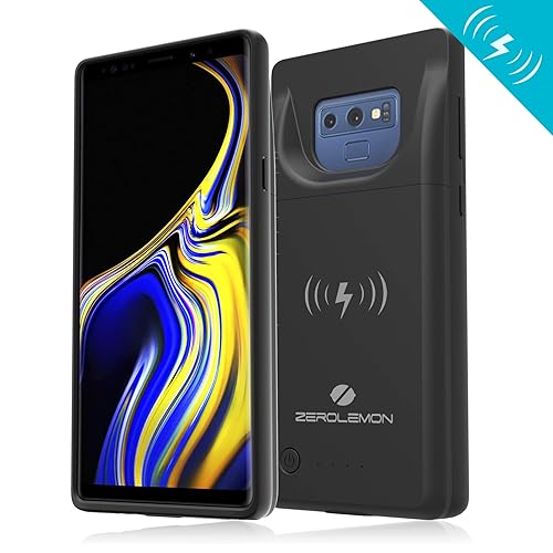 Galaxy Note Extended Battery Case with Qi Wireless Charging, ZeroLemon  Slim Power 5000mAh Rechargeable Battery Charger with Full Edge Protection  for