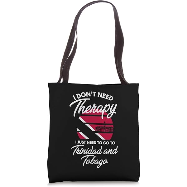 Zathe Trinidad And Tobago Flag Canvas Tote Bag - Reusable 15x16 Inch Shopper With Pockets